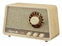 Sangean Premium Wooden Cabinet WR-101 Tischradio AM, FM Bluetooth, AUX, UKW Holz