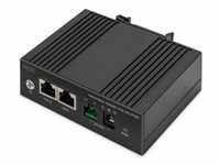Digitus PoE Splitter 60W RJ45 IEEE802.3at/af (2 Ports), Netzwerk Switch, Schwarz