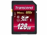 Transcend TS128GSDXC10U1, Transcend SDXC Ultimate 600x (SDXC, 128 GB, U1, UHS-I) Blau