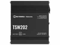 Teltonika TSW202 (10 Ports), Netzwerk Switch, Schwarz