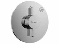 hansgrohe HG Thermostat DuoTurn S UP, 1 Verbraucher verchromt (40742242) Silber