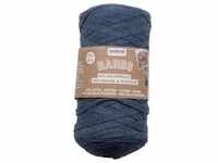 Glorex Wolle Makramee Bands 250 g, Blau, Garn + Wolle, Blau