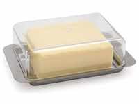 APS Khlschrank-Butterdose, aus Edelstahl, Vorratsbehälter, Silber