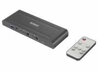 SpeaKa Professional SP-HDA-300 2+1 Port HDMI-Switch ARC (Audio Return Channel)...