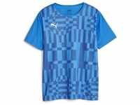 Puma, Jungen, Sportshirt, individualRISE Graphic Jersey Jr (164), Blau, 164