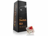 Ducky Gateron G Pro Red Switches, mechanisch, 3-Pin, linear, MX-Stem, 45g - 110