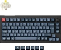 Keychron V1M-D4-DE, Keychron V1 Max (schwarz/blaugrau, DE-Layout, Gateron Jupiter