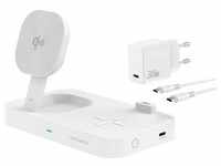 4smarts Qi2 Ladestation Trident (25 W), Wireless Charger, Weiss
