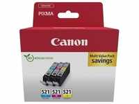 Canon CLI-521 Ink Cartridge Multipack (Color), Druckerpatrone