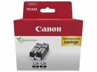 Canon PGI-520BK Ink Cartridge TwinPack (B), Druckerpatrone