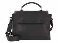 Cowboysbag, Handtasche, Bromont Handtasche Leder 25 cm, Schwarz