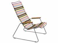2x Houe, Gartenstühle, CLICK Relaxsessel Lounge chair Bambusarmlehnen...