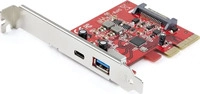 StarTech PEXUSB311AC3, StarTech .com 2-Port 10Gbps USB-A & USB-C PCIe Card...