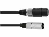 Omnitronic 30225590, Omnitronic Adapterkabel Speaker(F)/XLR(M) 1m sw (1 m)