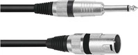 Omnitronic 3022519B, Omnitronic Adapterkabel XLR(M)/Klinke mono 2m sw (2 m, XLR