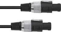Omnitronic 3022110M, Omnitronic Lautsprecherkabel Speaker 2x1,5 5m sw (5 m, 3 mm&sup2;)