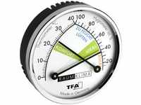 TFA Dostmann 45.2024, TFA Dostmann TFA Analogue (Thermo-Hygrometer) Silber/Weiss