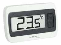 Technoline Thermometer WS7002, Thermometer + Hygrometer, Schwarz, Weiss