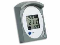 TFA Thermometer 30.1017.10 Grau, Thermometer + Hygrometer, Grau