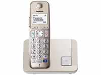 Panasonic KX-TGE 210 PDN, Panasonic KX-TGE210PDN Golden desktop phone Weiss