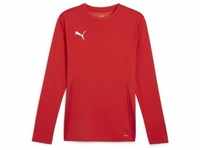 Puma, Herren, Sportshirt, teamGOAL LS Jersey (S), Rot, S
