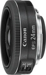 Canon 9522B005, Canon EF-S 24mm f/2.8 STM (Canon EF-S, APS-C / DX) (9522B005) Schwarz