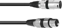 Omnitronic 30220590, Omnitronic XLR Verbindungskabel Kabel 3pol 25m sw (25 m, XLR