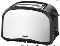 Tristar BR-1022, Tristar BR-1022 2slice(s) 800W Schwarz (BR-1022)