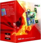 AMD AD3400OJGXBOX, AMD A4-3400 Apu, 2c/2t (FM1, 2.70 GHz, 2 -Core) (AD3400OJGXBOX)