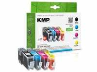 KMP H62V Vorteilspack BK/C/M/Y kompatibel mit HP No. 364 XL (M, BK, Y, C),