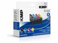 KMP E125V Multipack BK/C/M/Y kompatibel mit Epson T 129 (M, BK, Y, C), Druckerpatrone