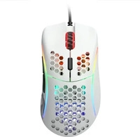 Glorious Model D Wired Gaming Mouse, USB Type-A, 12000 DPI, Matte White