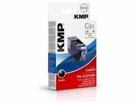 KMP C81 Tintenpatrone kompatibel mit PGI-525 PGBK (BK), Druckerpatrone