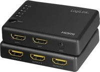 LogiLink HD0036, LogiLink HD0036 HDMI Splitter 1x4-Port, 4K/30 Hz, HDCP, CEC, slim
