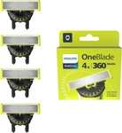 Philips QP440/50, Philips OneBlade Klinge 360 (4x) (QP440/50) Silber