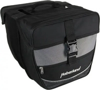 Haberland Doppeltasche Einsteiger 30x32x13cm, sw/silber, abgeschr&auml;gt (25 l)