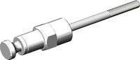 Croozer 971079, Croozer Achsmutterkupplung XL f&uuml;r Enviolo (971079) Silber