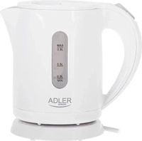 Adler AD 1371W, Adler AD1371w Kettle, White (0.80 l) (AD 1371W) Weiss