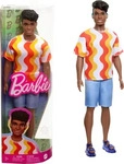 Mattel Barbie HRH23, Mattel Barbie Barbie Fashionista Ken - Red and Orange Shirt