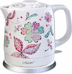 Maestro MR-068-FLOWERS, Maestro Czajnik elektryczny ceramiczny 1 5L 1500W