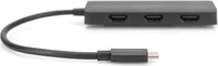 Digitus DS-45333, Digitus DS-45333 (USB-C, 3 Ports) (DS-45333) Schwarz