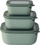 Mepal 106271094700, Mepal Frischhaltedosen Set 3-teilig (0.75 l) (106271094700) Gr&uuml;n
