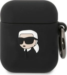 Karl Lagerfeld KF001459-0, Karl Lagerfeld KLA2RUNIKK AirPods 1/2 cover black/black