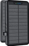 Elzle B08C2CF7YT, Elzle Solar Powerbank (26800 mAh, 99.16 Wh) (B08C2CF7YT) Schwarz