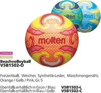 Molten ST-632MOV5B1502C, Molten V5B1502-C BEACHVOLLEYBALL (5)...