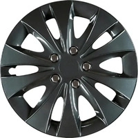 Cartrend Radzierblende Storm 16 sw 4x (16") (23629783) Schwarz