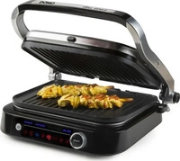 Domo DO9249G, Domo Genius Elektro Kontaktgrill Antihaftbeschichtung, mit Display
