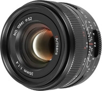 7artisans 35F14B-R, 7artisans Festbrennweite 35mm F/1.4 Mark III FF Schwarz - Canon