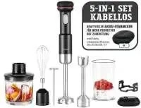 Gastroback 40982, Gastroback 40982 Kabelloser Design Stabmixer Set 5-in-1 (40982)