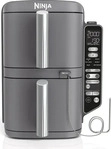 Ninja SL451EU, Ninja SL451EU Doppel-Hei&aacute;luftfritteuse (SL451EU) Schwarz/Grau